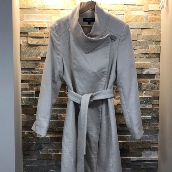 Kenneth Cole Wool Blend Maxi Wrap Coat - Picture 3 of 9